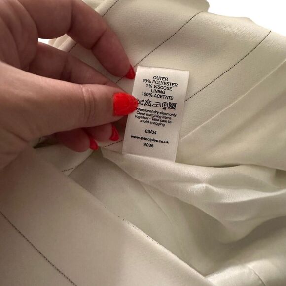 PRINCIPLES COLLECTION Vintage Striped Blazer Sz 6‎ - Picture 5 of 5